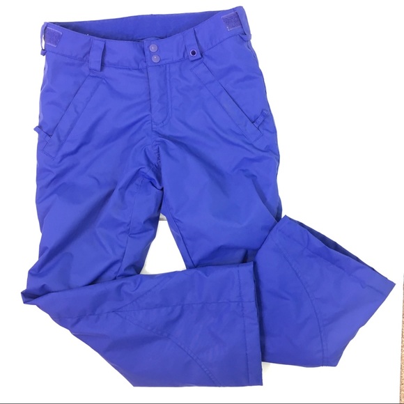 girls blue snow pants